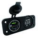 BIGSHIP Voltmètre numérique encastrable +double USB Type A+C BigShip