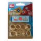 PRYM Œillets Ø14mm laiton + outils (les 10) PRYM