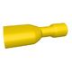 Cosse plate femelle isolée 6.3mm -3 à 6mm² Jaune par 10 NAVEO