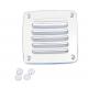 NUOVA RADE Grille aeration plastique blanche 118 x118 mmVRAC Nuova Rade