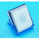 Spot carré 38x38mm 12V laiton chromé Trem