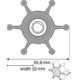 JABSCO Turbine Øext 51mm ep 22mm 6303-0001B Jabsco