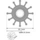JABSCO Turbine Øext 57.1mm ep 31.5mm 1210-0001 (MT107) Jabsco