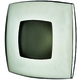 FORESTI Plafonnier carré 76mm 10W chrome aspect perlé Foresti Suardi