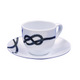COULEUR MER Tasse café et soucoupe South Pacific Couleur Mer