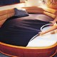 Drap housse Lg190m - bleu Marine Business