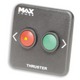 MAX POWER Pupitre de commande gris à bouton Max Power
