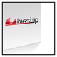 Autocollant-transfert logo Bigship police noire 120x27,5cm BigShip