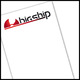Autocollant-transfert logo Bigship police noire 25x6cm BigShip