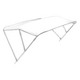 TREM Bimini 3 arceaux 150x180x140cm toile blanche Trem