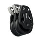 SELDEN Poulie double plat-pont anti-horaire bloqueur Ø80mm Selden