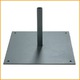 BIGSHIP Platine carré pour mât oriflamme 300 x 300 x 3 mm BigShip