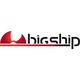 Autocollant logo Bigship police noire BigShip