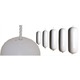 MAJONI Pare battage traversant blanc 10x30cm Majoni