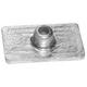 BIGSHIP Anode Mercury plaque moteur avant 1987 blister BigShip