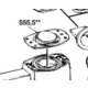 RM69 joint embase / pompe WC Sealock RM 69