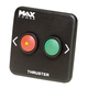 MAX POWER Pupitre de commande noir à bouton Max Power