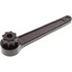 FORESTI Clé de nable étoile fibre de verre noire 100mm-VRAC- Foresti Suardi