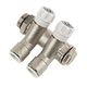 JOHN GUEST Distributeur laiton 3/4 x 2 voies Ø15mm JOHN GUEST