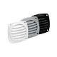 BIGSHIP Grille aeration plastique ronde blanche Ø85 mm BigShip