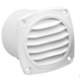 NUOVA RADE Grille aeration plastique blanche avec manchon Ø7 Nuova Rade