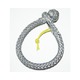LIROS Manille textile argent 0,5 Tonne, rupture 1T Liros